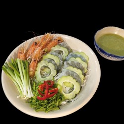 Tôm Sống Sốt Thái Xanh